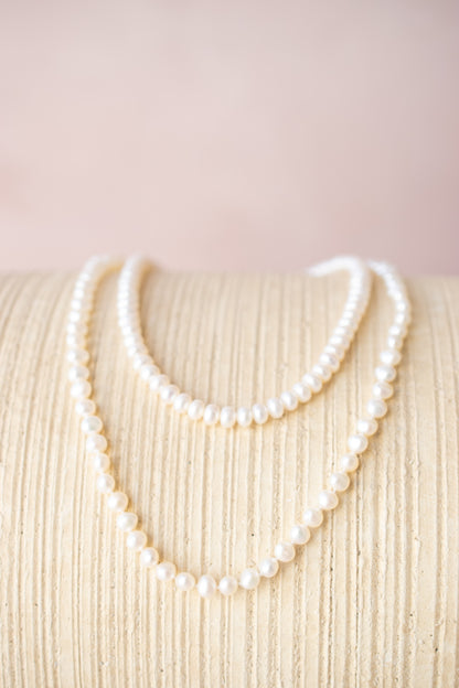 Collar choker de perlas