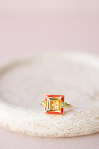 Anillo Candy Citrino