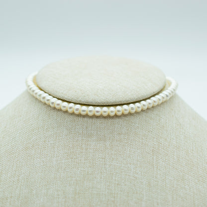 Collar choker de perlas