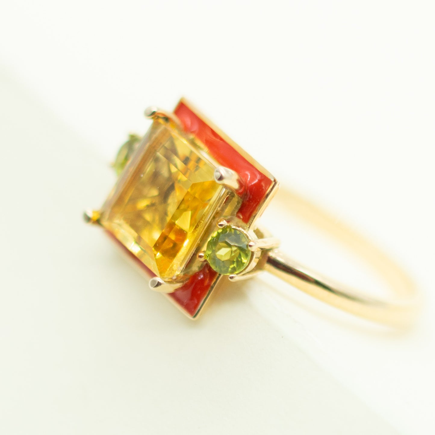 Anillo Candy Citrino