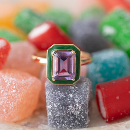 Anillo Candy Amatista
