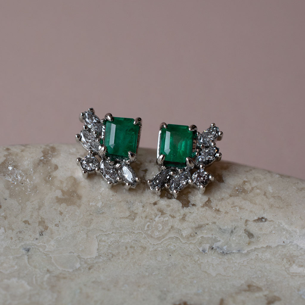 Aretes Esmeraldas